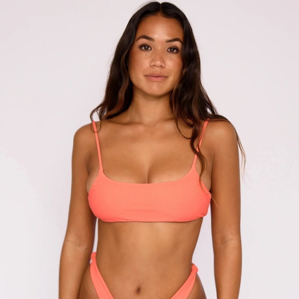 Skatie 'Maddie' Bikini Top in GUAVA
